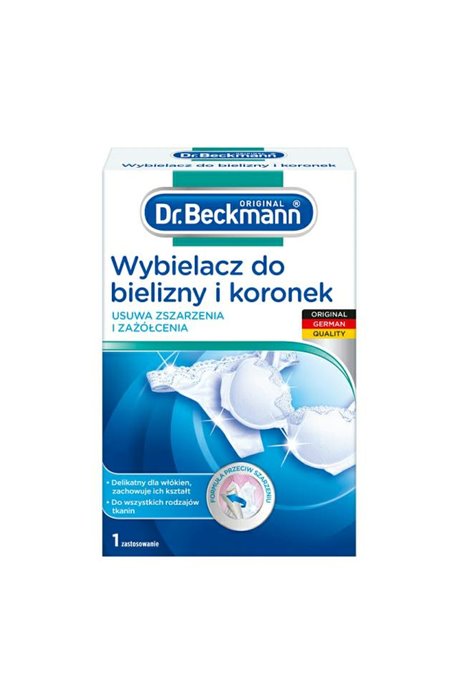 Wybielacze i krochmale - Dr.Beckmann Wybielacz Do Bielizny I Koronek 2x70g - 