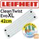 Wkłady zapasy do mopów - Leifheit Clean Twist Xl Wkład Mop Micro Duo 52017 - 