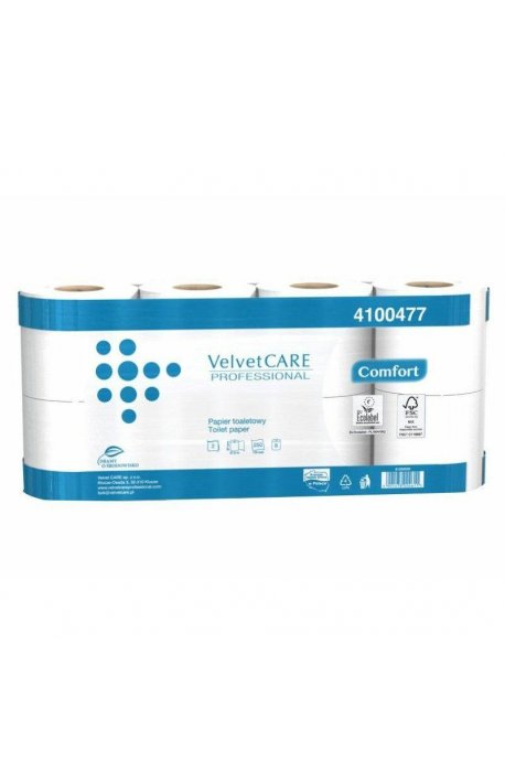 Papiery toaletowe - Papier Toaletowy Comfort 2w A8 27,5m 4100477 Velvet - 