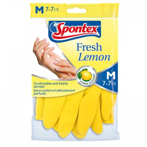 Rękawice Fresh Lemon M 210887 Spontex
