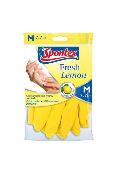 Rękawice - Rękawice Fresh Lemon M 210887 Spontex - 
