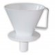 Filtry i zaparzacze do kawy - Zaparzacz Do Kawy Biały 4120  Plast Team - 