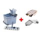 Zestawy sprzątające - Zestaw do sprzątania podłóg Ultraspeed Starter Kit 15l + 1 Wkład Microlite + 1 Wkład Trio Vileda P
