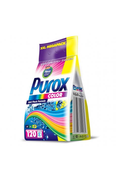 Proszki do prania - Purox Proszek Do Prania 10kg Color Clovin - 