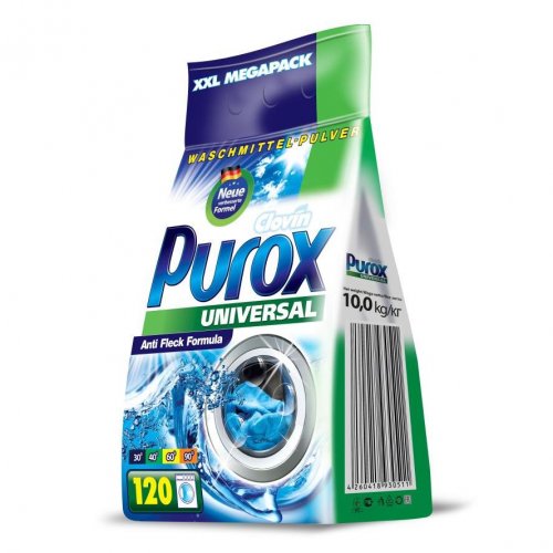Purox Proszek Do Prania 10kg Universal Clovin