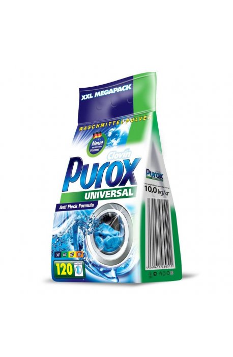Proszki do prania - Purox Proszek Do Prania 10kg Universal Clovin - 