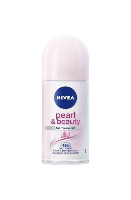 Antyperspiranty - Nivea Roll-On Pearl Beauty  Antyperspirant 50ml - 