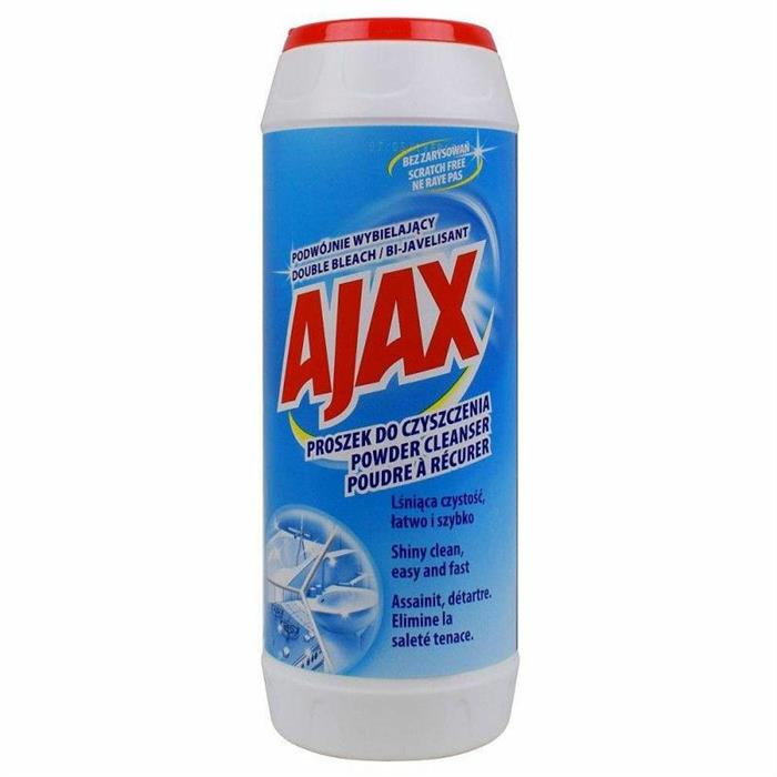 Mleczka do czyszczenia - Proszek Do Szorowania z mocą podwójnego wybielania, 450g Ajax - 