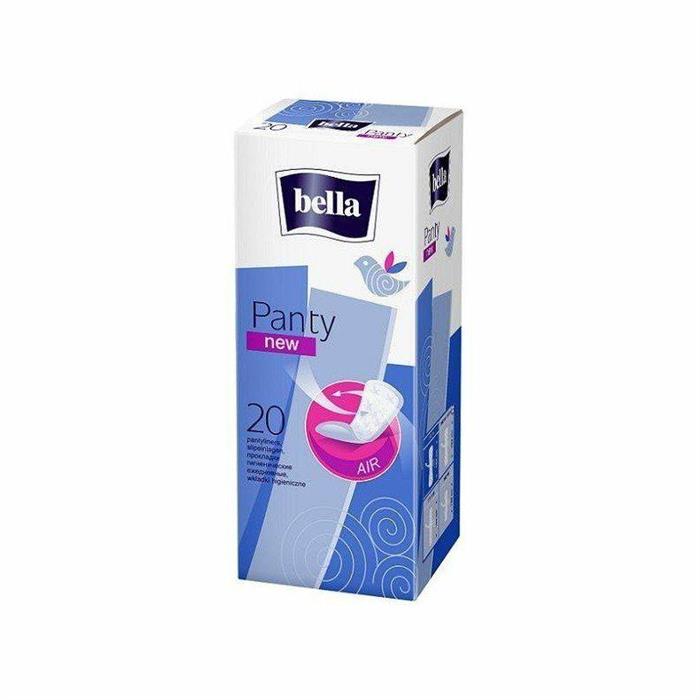Chusteczki podpaski higieniczne - Wkładki higieniczne Bella Panty New 20szt - 