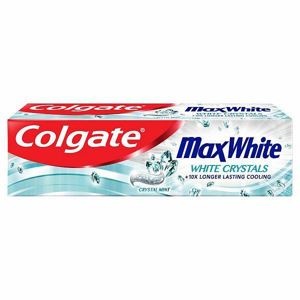 Pasty do zębów - Colgate Pasta Do Zębów Max White Crystals 100ml - 