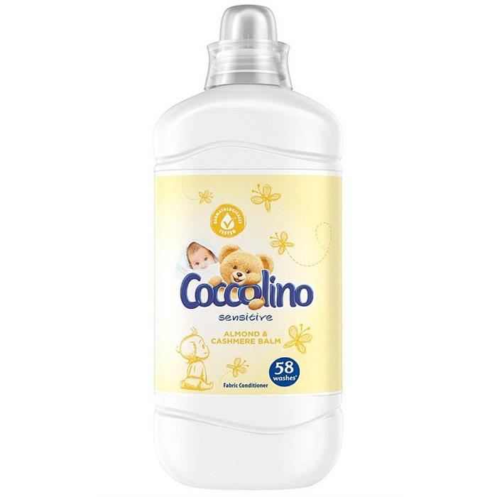 Żele, płyny do prania i płukania - Coccolino Sensitive Płyn Do Płukania Tkanin 1,45l - 