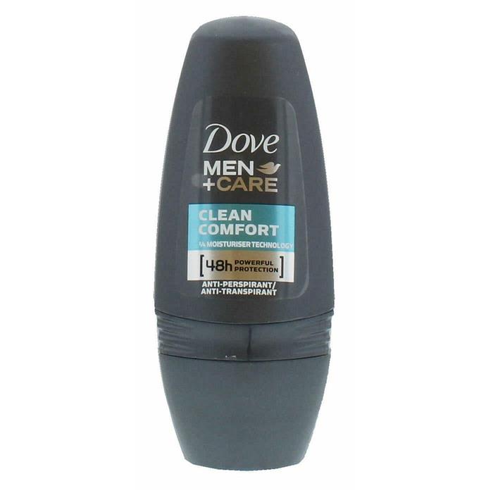 Antyperspiranty - Dove Clean Comfort Men Roll- on Antyprespirant W Kulce 50ml - 