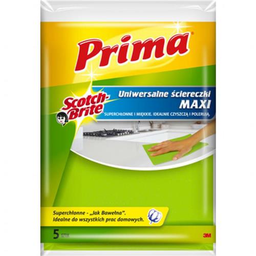 3M Scotch Brite Prima Ściereczki Uniwersalne Maxi Jak Bawełna 5szt....